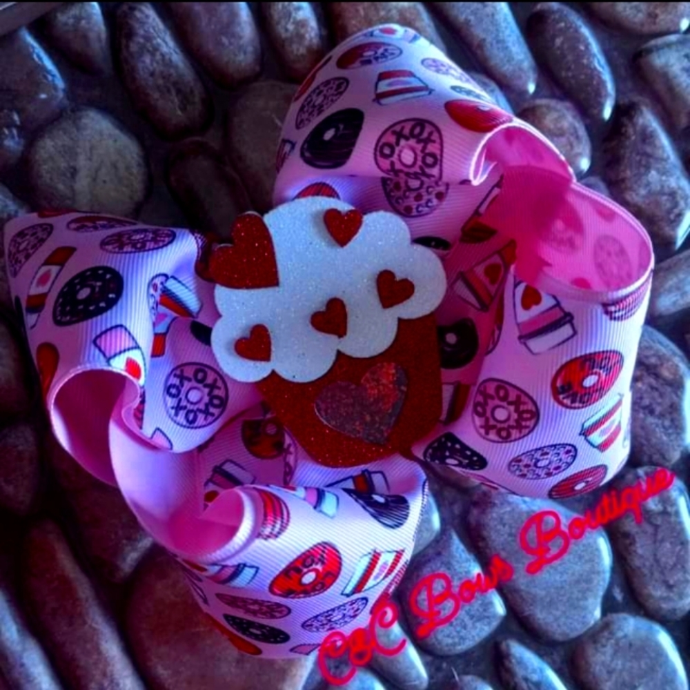 Valentine's Hair Bows